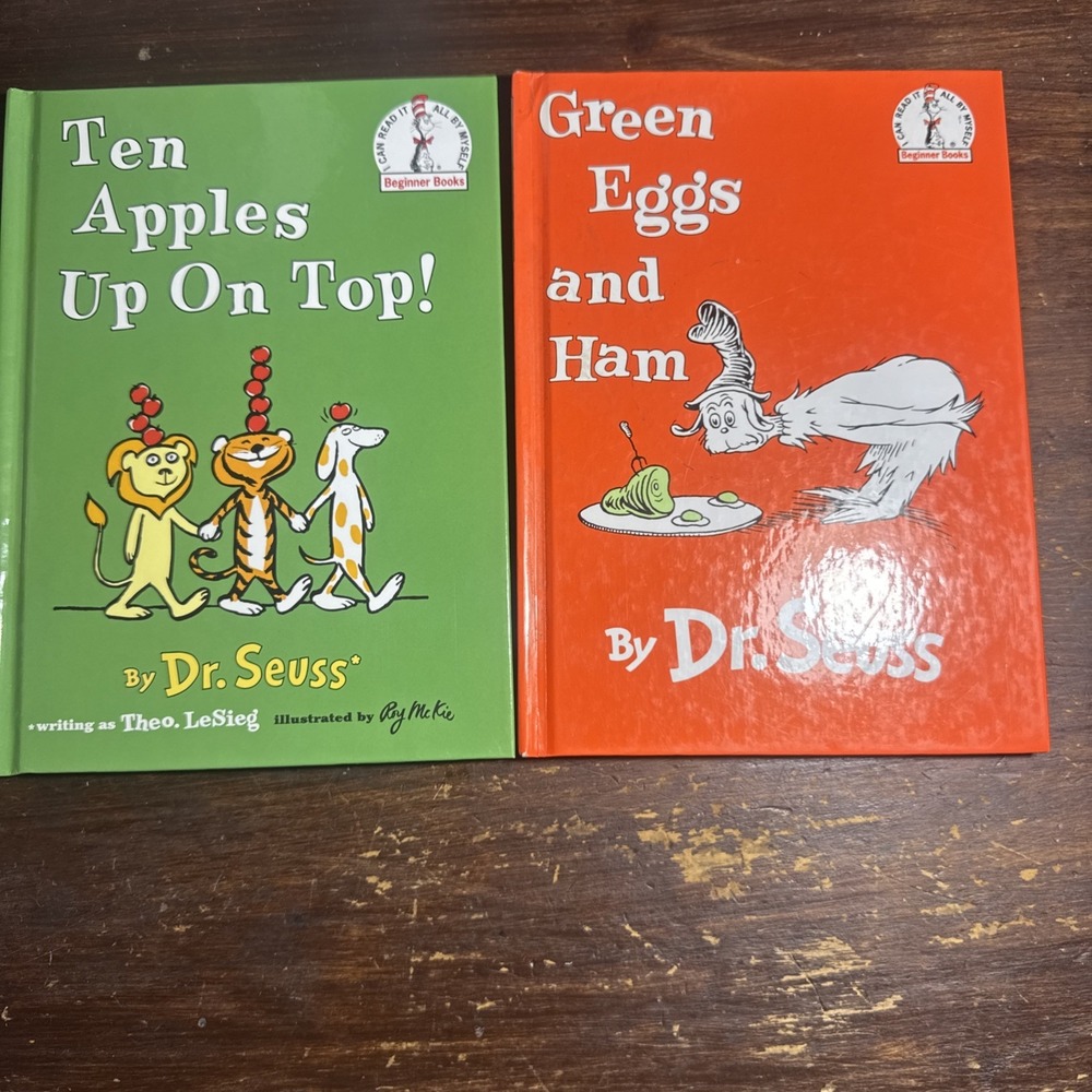 10 Apples Up On Top ,Green Eggs and Ham by Dr. Seuss 1988 9 Out Of 10.